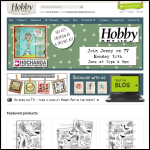 Screen shot of the The Art & Hobby Shop Ltd website.