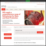Screen shot of the Ims Fire Protection Ltd website.