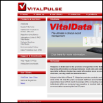 Screen shot of the Vitalpulse Ltd website.