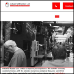 Screen shot of the Industrial Rubber Ltd website.
