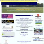 Screen shot of the Cookhill Cricket Club Ltd website.