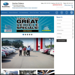 Screen shot of the Anchor Hill Car Sales Ltd website.