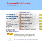 Screen shot of the Tecstream Ltd website.
