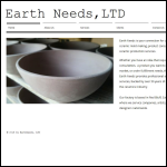 Screen shot of the Earthneeds Ltd website.