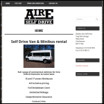 Screen shot of the Aire Self Drive Ltd website.