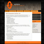 Screen shot of the Intech Automated Systems Ltd website.