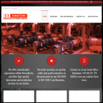 Screen shot of the Kington Process Systems Ltd website.