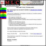 Screen shot of the Mlc Technology Ltd website.