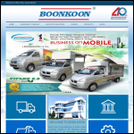 Screen shot of the Boon Associates Ltd website.