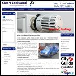 Screen shot of the Stuart Lockwood Plumbing & Heating Ltd website.