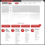 Screen shot of the Johanson Dielectrics Ltd website.