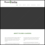 Screen shot of the Floors 4 Sanding Ltd website.