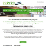 Screen shot of the Ecoven website.