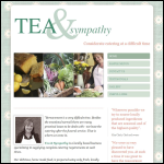 Screen shot of the Tea and Sympathy website.
