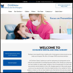Screen shot of the Ochilview Dental and Oral Surgery website.