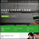 Screen shot of the Easy Cheap Loans Ltd website.