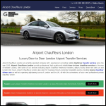 Screen shot of the Airport Chauffeurs London website.