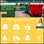 Screen shot of the Waste Clearance Bayswater website.