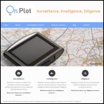 Screen shot of the OnPlot Solutions Ltd website.