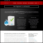 Screen shot of the 24/7 Plumbing and Heating Ltd website.