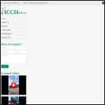 Screen shot of the ICCH UK Ltd website.