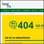 Screen shot of the HangOn Ltd website.