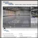 Screen shot of the Adfloor Industrial Ltd website.