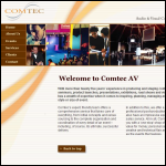 Screen shot of the Comtec Ltd website.
