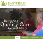Screen shot of the Eastfield Residential Home Ltd website.