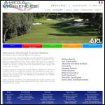 Screen shot of the AmegA Sciences plc website.