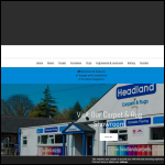 Screen shot of the Headland Small Boats Ltd website.