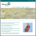 Screen shot of the Oliver's Army Ltd website.
