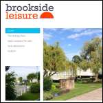 Screen shot of the Brookside Leisure Ltd website.