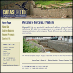 Screen shot of the Caras UK Ltd website.