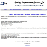 Screen shot of the Quality Improvement Services Ltd website.