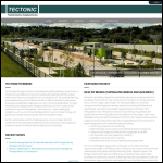 Screen shot of the Tectonic International Ltd website.