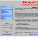 Screen shot of the Analogical Systems website.