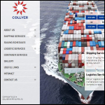 Screen shot of the Collyer Ltd website.