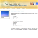 Screen shot of the Rialto Health & Safety Ltd website.
