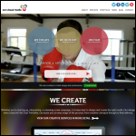 Screen shot of the Visual Media Services Ltd website.
