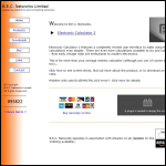 Screen shot of the B.E.C. Networks Ltd website.