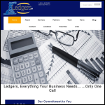 Screen shot of the Ledgers Tax Services Ltd website.