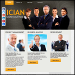 Screen shot of the Ician Developments Ltd website.