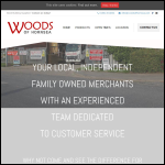 Screen shot of the Woods of Hornsea Ltd website.