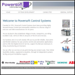 Screen shot of the Powersoft Control Systems Ltd website.