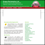 Screen shot of the Dragon Reclamation Ltd website.