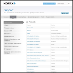 Screen shot of the Kofax Development Uk Ltd website.