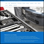 Screen shot of the Ian Jones Tyres Ltd website.
