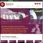 Screen shot of the Barlow Technology Ltd website.