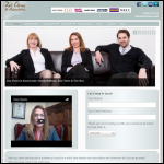 Screen shot of the Zoe Clews & Associates website.